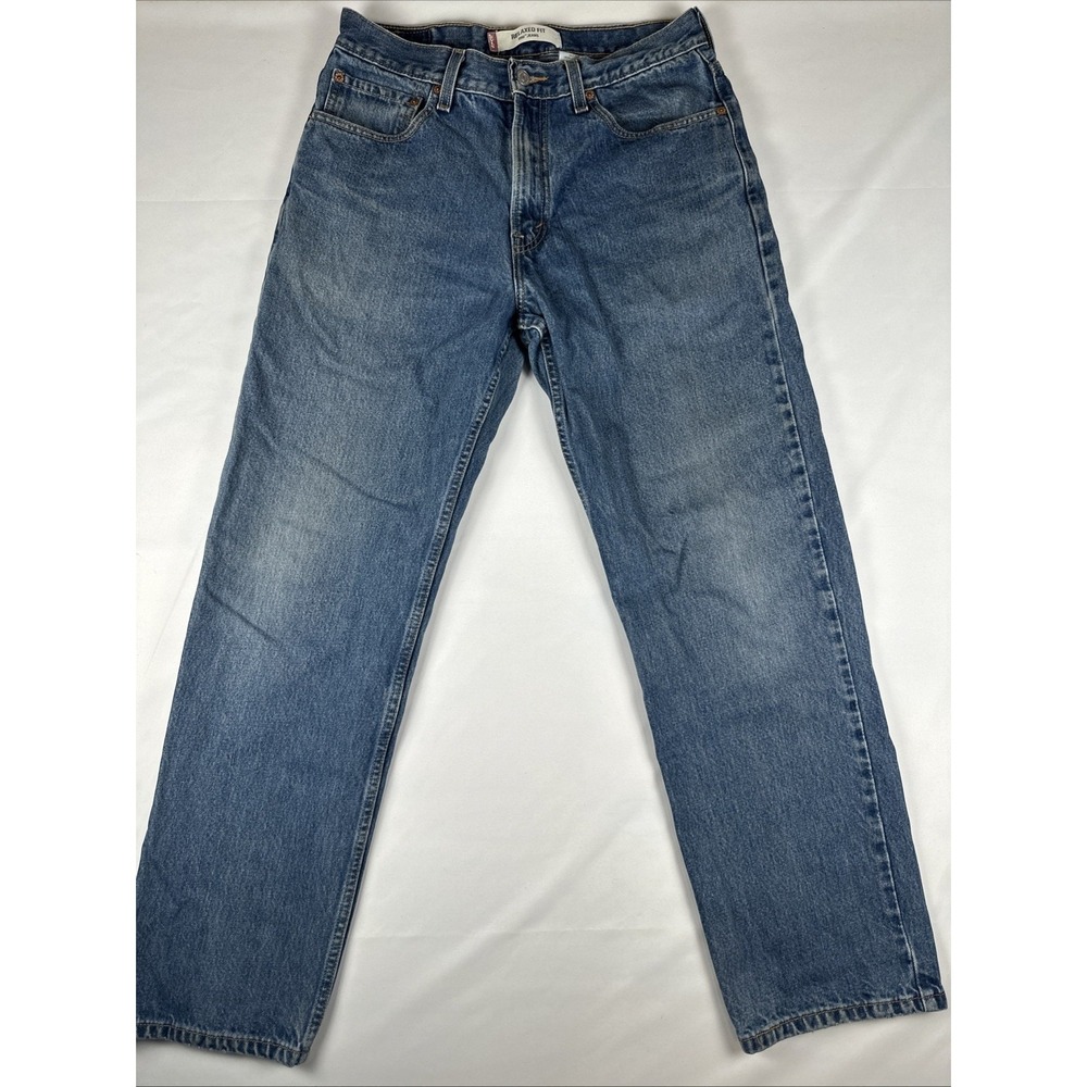 Levi's 550 Relaxed Fit Jeans Mens 33x32 Blue Cotton Denim Classic 90s Y2K